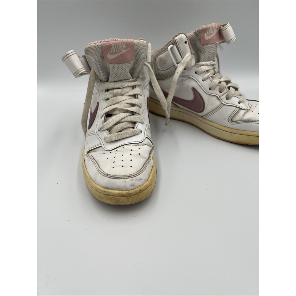Nike Court‎ Borough Mid White Pink Glaze Shoes CD7782-105 4.5Y - Picture 2 of 11